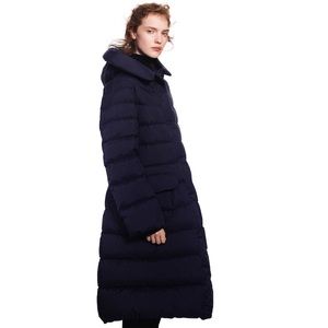 +J ultra light down hooded coat NEW